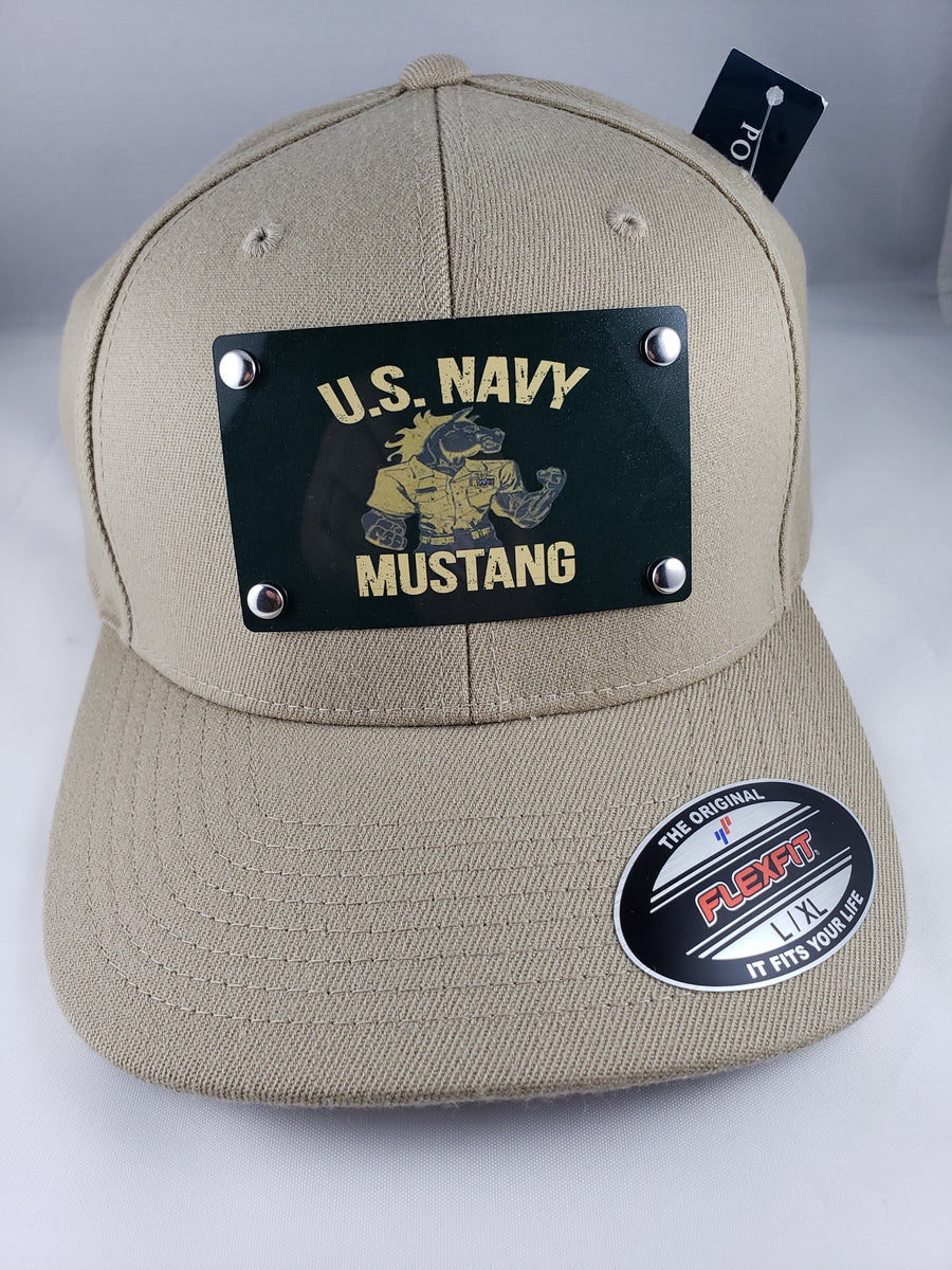 U.s. Navy Mustang Flex Fit Hat – Mustang Loot