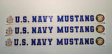 U.S. Navy Mustang Decal - 18 Inches of Pure Navy Mustang and Chief Pride