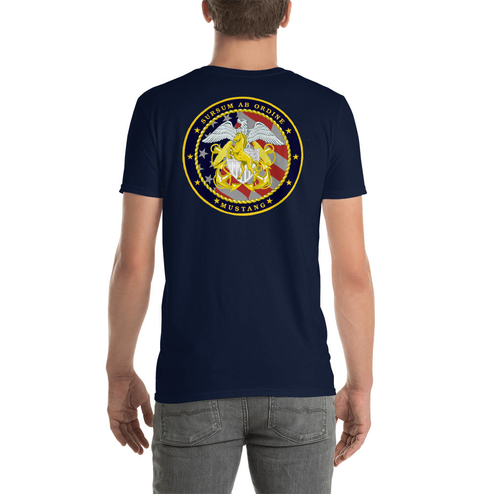 Navy Mustang Tee Short-Sleeve Unisex – T-Shirt Mustang Loot