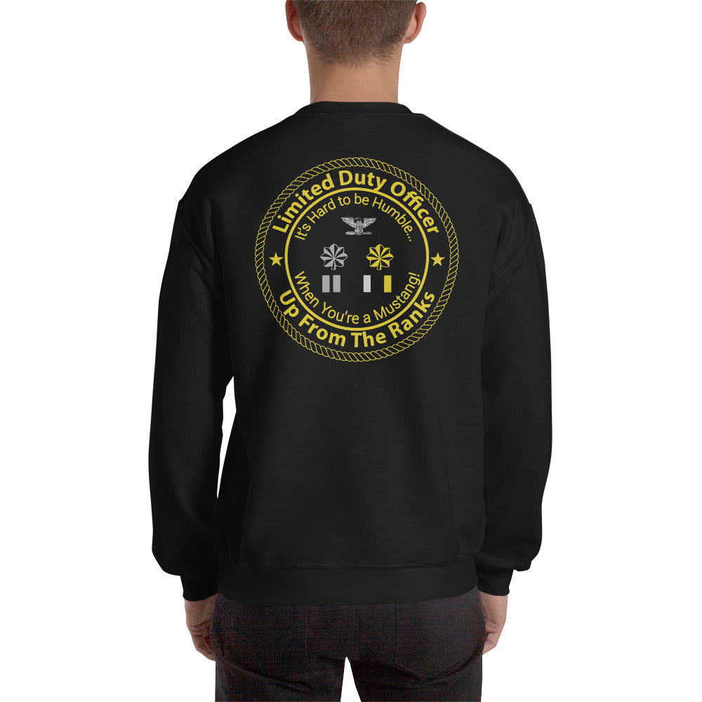 U.S. Navy Mustang Limited Duty Officer (LDO) Unisex Sweatshirt ...