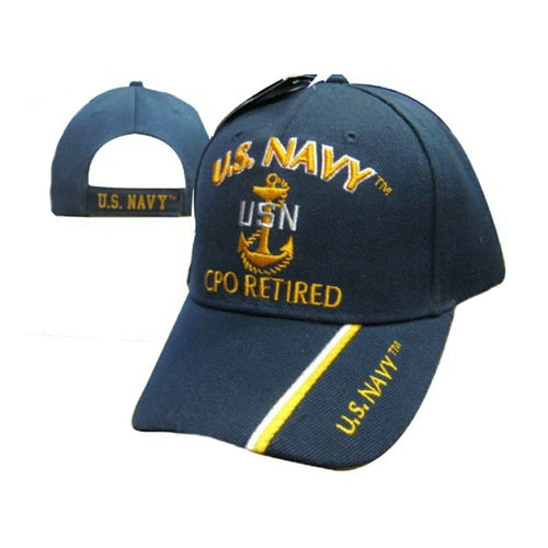 United States Navy Chief Petty Officer Retired Cap – Mustang Loot