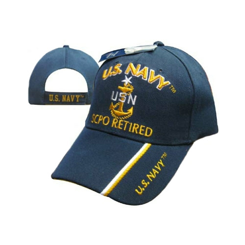 United States Navy Senior Chief Petty Officer Retired Cap – Mustang Loot